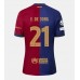 Barcelona Frenkie de Jong #21 Hjemmedrakt 2024-25 Kortermet